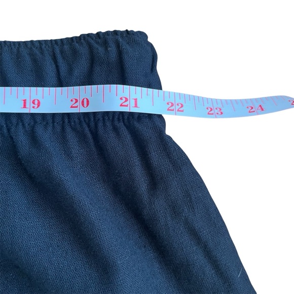 ✨NWT Abercrombie & Fitch High Waist Black Linen Pull On Shorts SZ XXL✨ - Picture 5 of 11